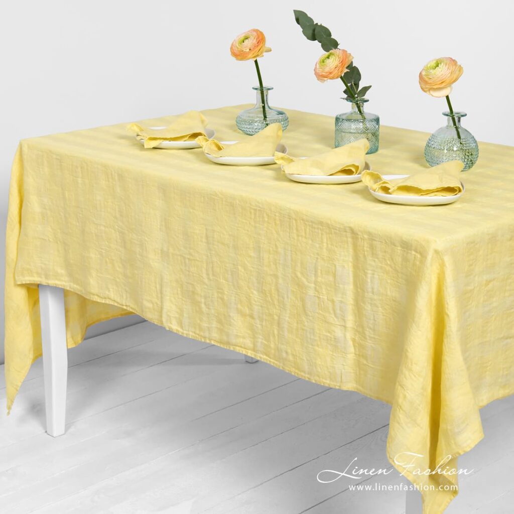 PORTO yellow tablecloth