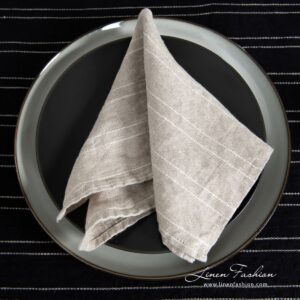 URBAN grey linen napkin