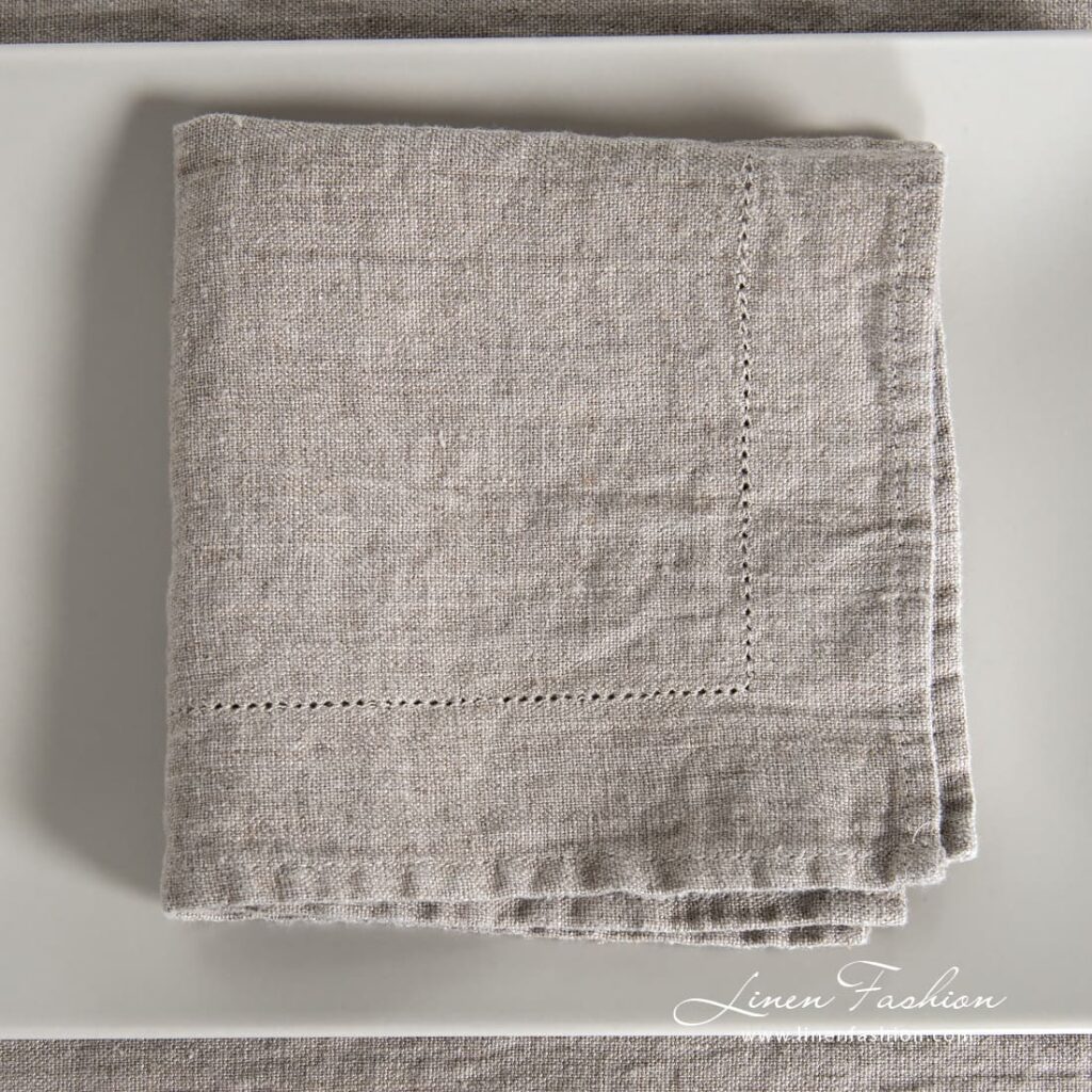 NARA grey linen napkin