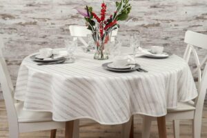 ORNA Obrus okrúhly/oválny biely