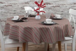 ORNA Obrus okrúhly/oválny červený