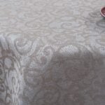 ATLANTA Obrus okrúhly/oválny béžový