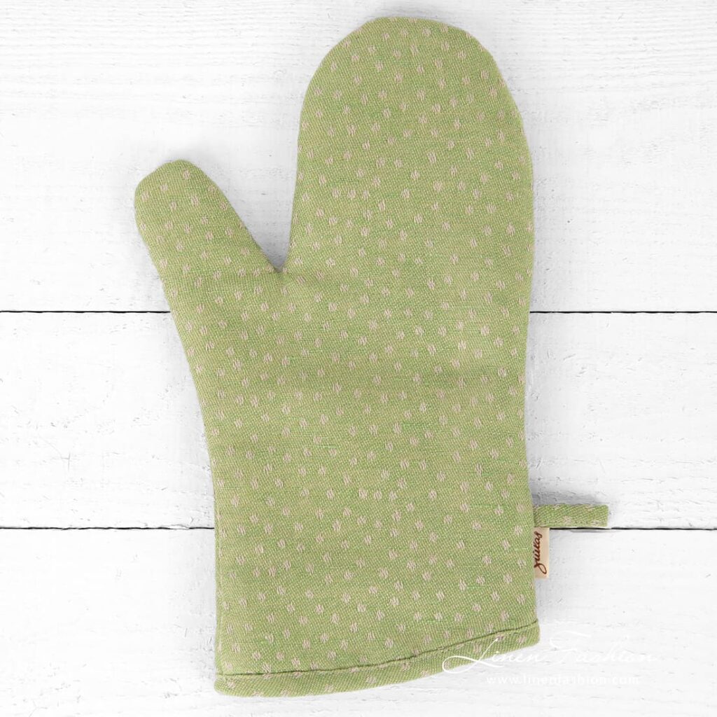 CANDY linen cotton kitchen gloves