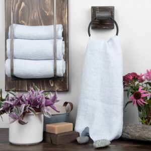 PURO light blue linen towel