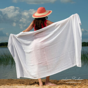 SARDENA Plážová osuška biela