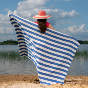 PALERMO Plážová osuška modrá