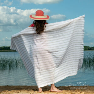 TOSCANA Plážová osuška viacfarebné prúžky