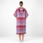 BINGO Pončo orgovánové kockované