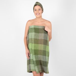 BINGO Zavinovacia osuška zelená