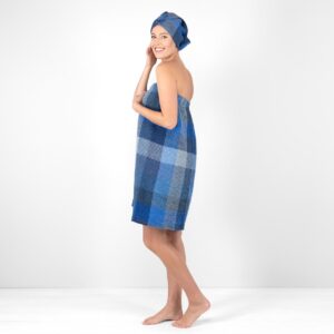 BINGO Zavinovacia osuška modrá