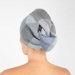 BINGO uterák na vlasy modrosivý