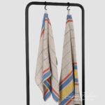 ZELDA Osuška béžová pruhovaná