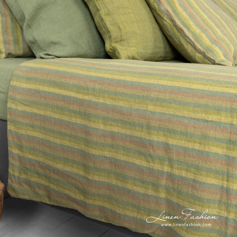 Green bed linen Duvet