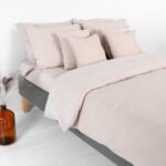 ROYAL obliečka na paplón biela kakaová