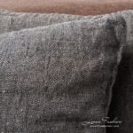 LEILA Obliečka na vankúš sivá