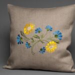 DAISY Obliečka na vankúš prírodný ľan