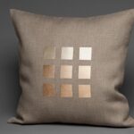 QUADRA Obliečka na vankúš prírodný ľan