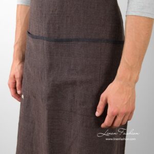 Dark brown colored apron, bali.