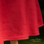 LUNA Obrus okrúhly/oválny červený