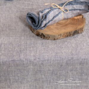 100% linen violet tablecloth.