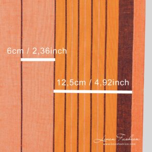 Color: yellow, orange, dark blue