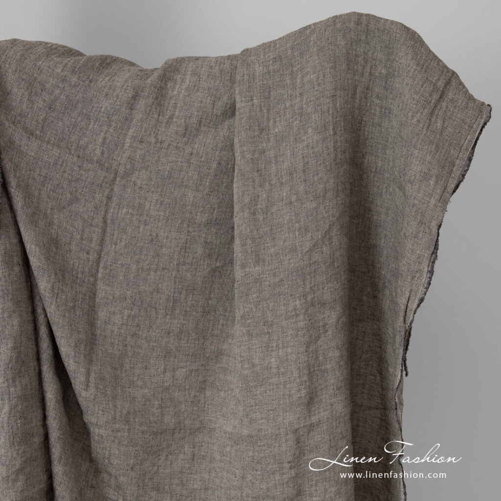 anthracite linen, washed.