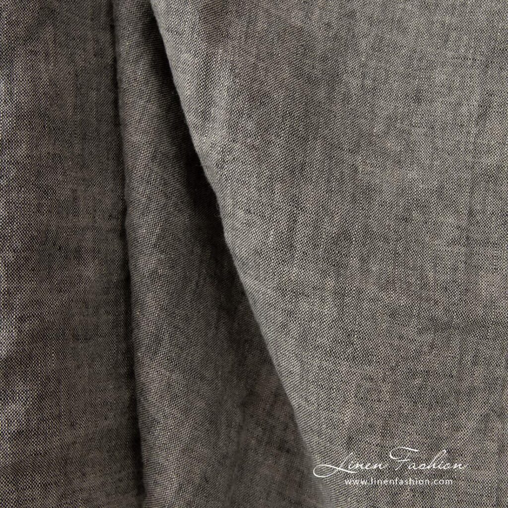 anthracite linen, width 145cm.