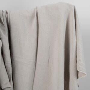 natural linen wide fabeic, washed