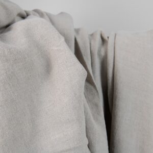 natural linen wide fabeic, washed, not dyed