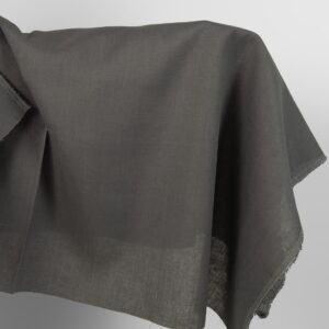 dark grey linen fabric