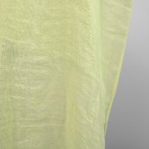 Praná ľanová gázovina svetlo žlto-zelená