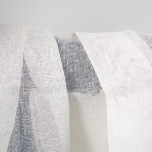 linen off white gauze fabric, transparent