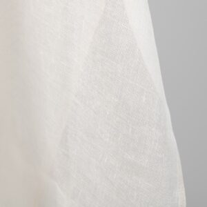 linen off white gauze fabric, creamy