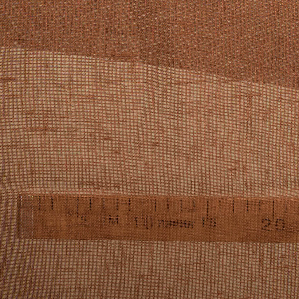 Gauze brown linen fabric measurement