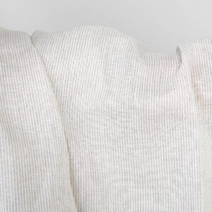 Linen fabric white and natural
