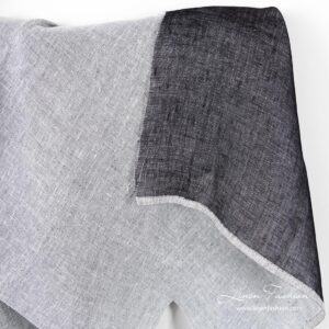 Two sided linen fabric