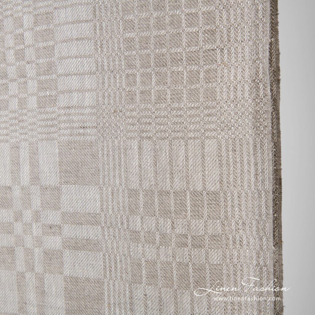 Natural linen color fabric