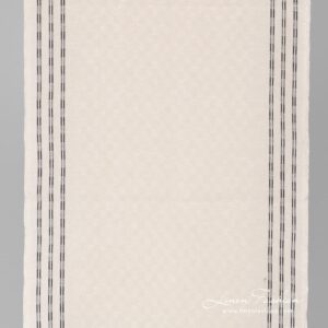 Narrow off white linen cotton fabric.