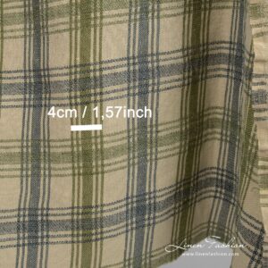 Linen cotton fabric, perfect for clothes and home textile