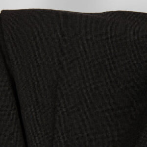 Washed linen cotton fabric in black.
