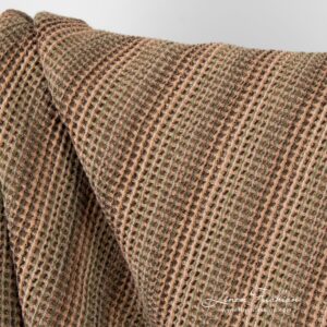 Linen cotton fabric in several shades of brown