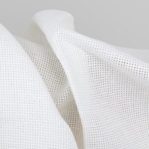 Linen cotton white canvas fabric texture