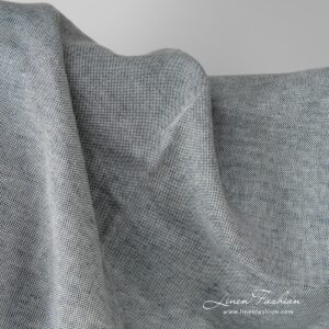 Melange linen blend fabric | Linen Fashion