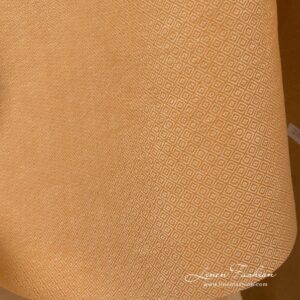 Light caramel brown colored linen cotton fabric.