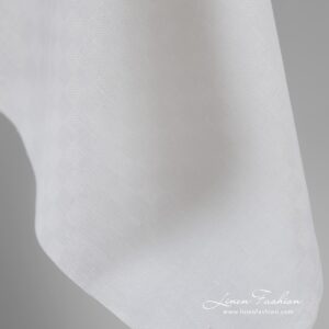 Linen cotton fabric in checks