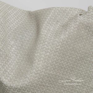 Ľanovo-bavlnená tkanina s vlnovkovým vzorom