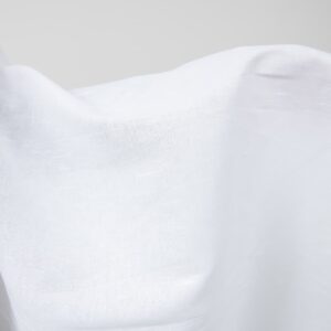 Optical white linen cotton fabric product photo