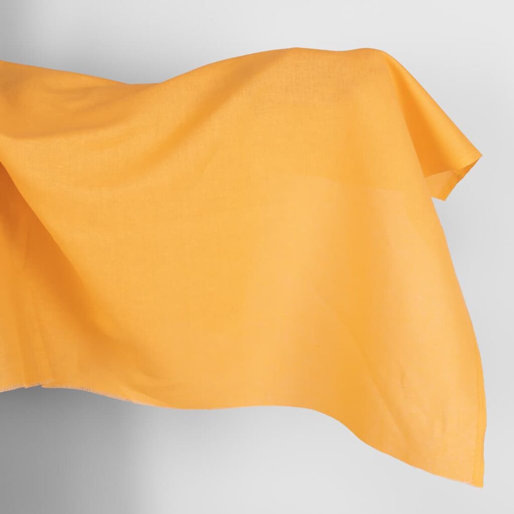 Bright yellow fabric