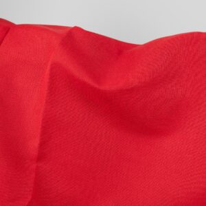 bright red linen cotton fabric solid
