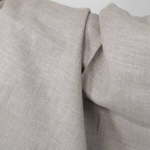 Ľanová prírodná tkanina rybia kosť